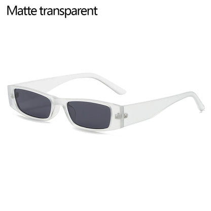 Vintage Rectangle Narrow Sunglasses