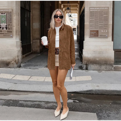 Brown Vintage Blazer Jacket