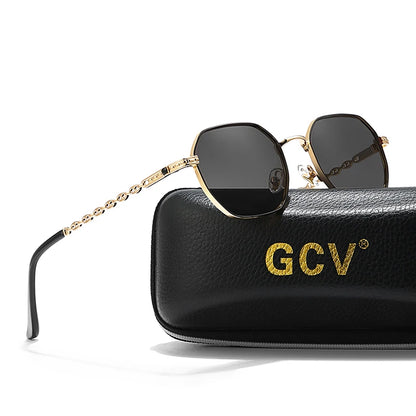Classic Retro Metal Frame Polaroid Sunglasses