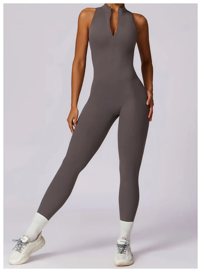 Backless One-piece Activewear Bodysuit