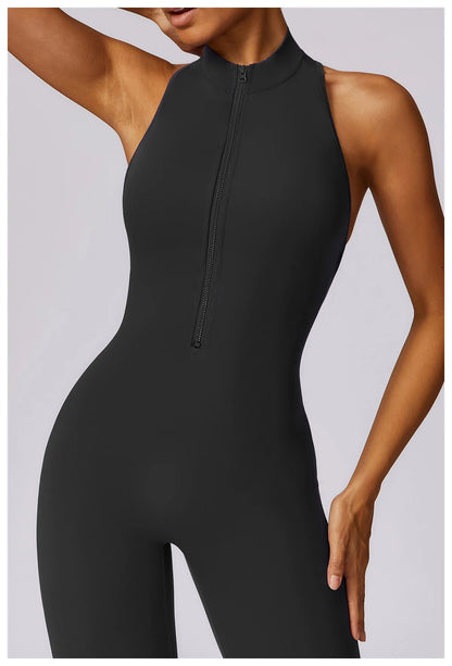 Backless One-piece Activewear Bodysuit