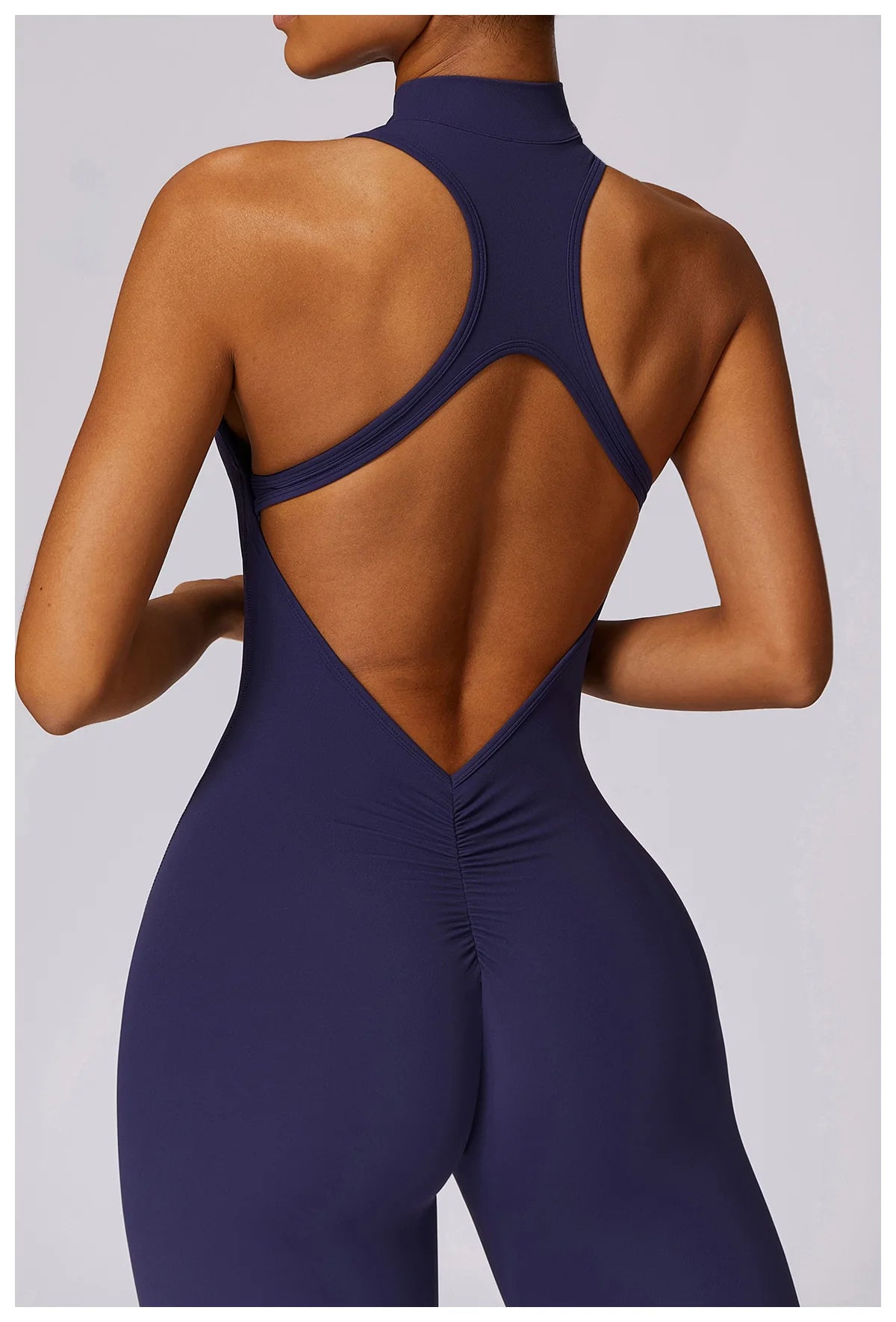 Backless One-piece Activewear Bodysuit