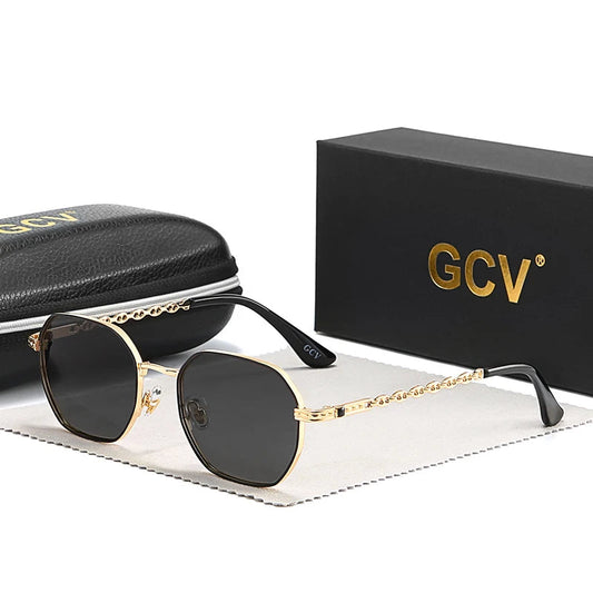 Classic Retro Metal Frame Polaroid Sunglasses