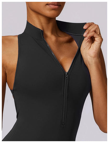 Backless One-piece Activewear Bodysuit