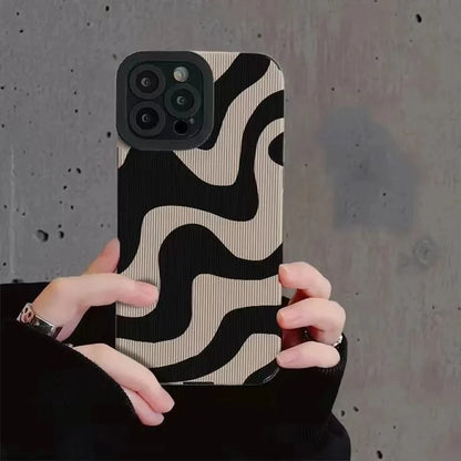 Zebra Stripe Print iPhone Case