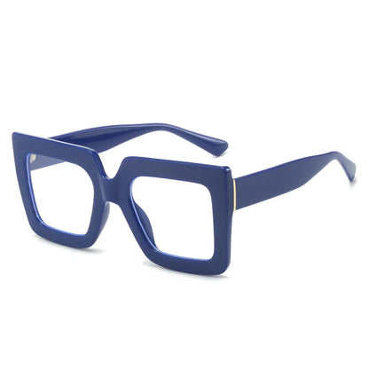 Vintage Oversized Square Glasses